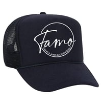 Black snap back (circle snap)