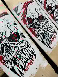 Image 3 of 9.25" DEEP-ENDER POOL SHAPE - Excel Skull Graphic