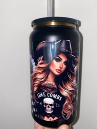 Image 1 of stainless steel luke combs tumbler 