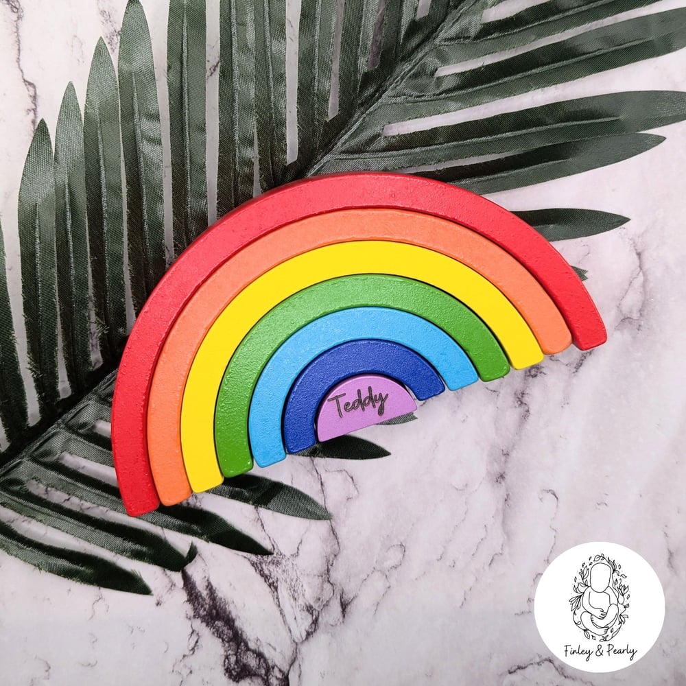 TOY: Personalised Rainbow Stacker