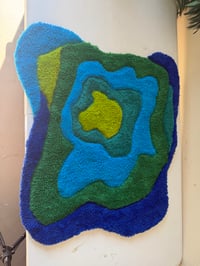 Image 1 of Abstract blue & green 