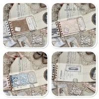 Image 6 of Handmade Junk Journal Envelope full of vintage french lace samples