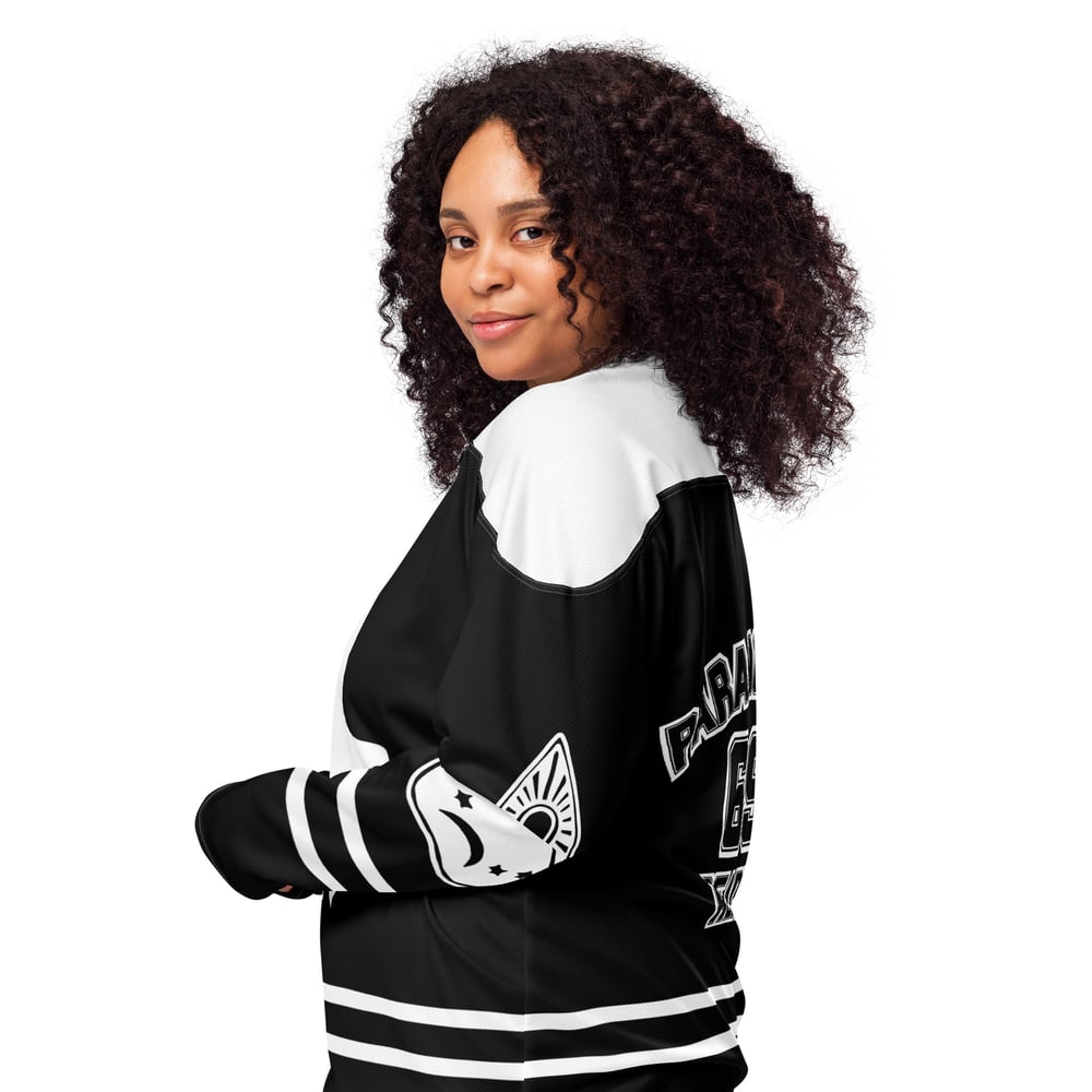 Image of Paranormal reader Recycled hockey fan jersey