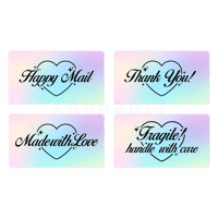 Image 3 of holographic mail stickers