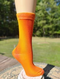 Image 1 of Orange Ombre Socks