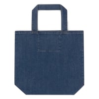Image 2 of FRACTION RABBIT Denim Tote Bag