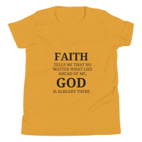 Image 9 of Unisex Youth Short Sleeve T-Shirt (Faith over fear)