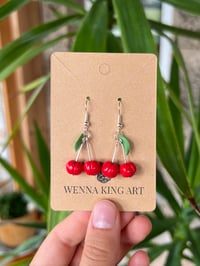 Image 3 of Cherry Earrings
