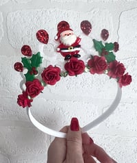 Image 1 of Christma Santa Tiara Crown