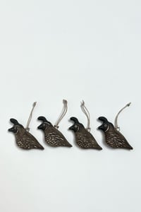 Image 3 of California Quail Ornament