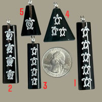 Image 1 of Volcanic Glass aka Obsidian Necklaces - 5 Choices (#26)