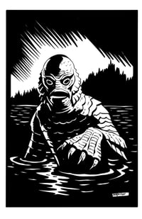 Black Lagoon Art Print