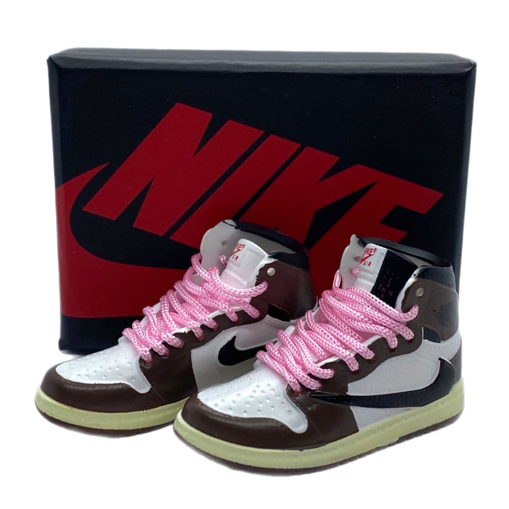 LC BOARDS Finger Shoes Travis Scott Jordan's Brown
