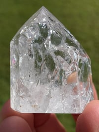 Image 4 of Crackle Quartz Crystal Tower #1834