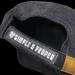 Image of S&P-“O.G. Logo + Trippy Type” PatchWork Corduroy 6-Panel StrapBack Cap (Black)