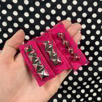 PINK STUDDED HAIR CLIPS