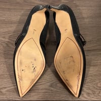 Image 5 of HALOGEN black high heel pointed toe pumps
