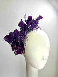 Image 1 of Purple headpiece