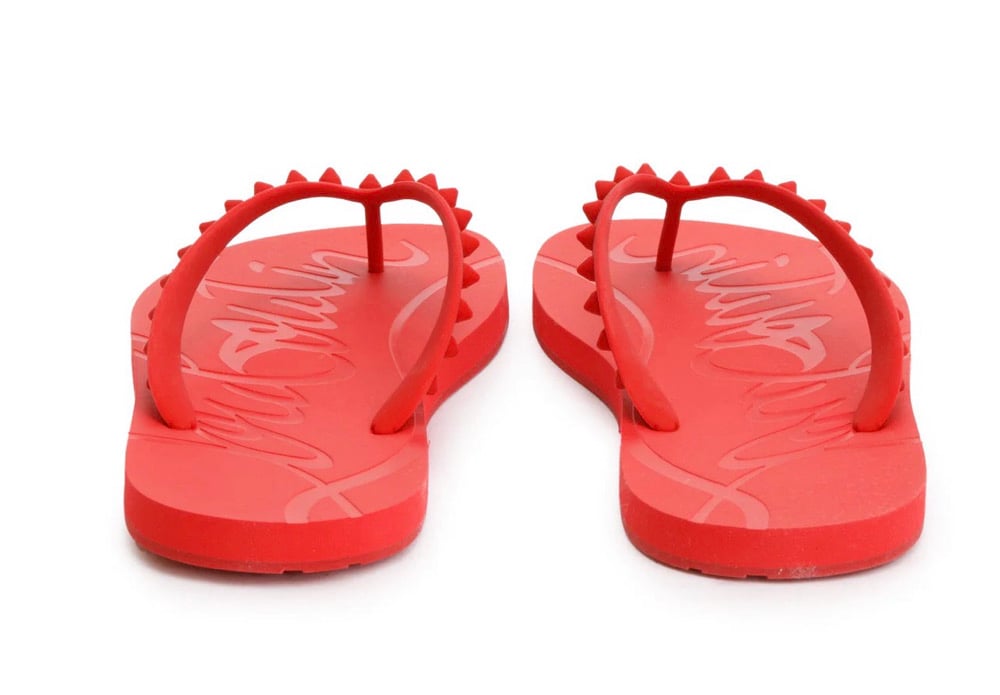 Super Loubi Flip Flops (Red)