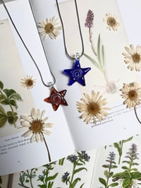 Image 2 of Glass Swirl Necklaces 