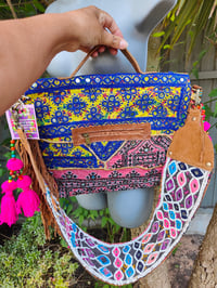 Image 4 of Large city bag - flashes of neon