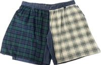 Image 1 of FLANNEL PLAID SHORTS 