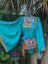 Image 2 of Barca Bag - cream leopard with trim  wear in waist or cross body