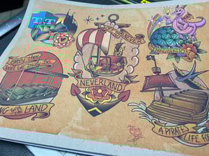 Image of 16 Sheets Traditional Disney Inspired Flash A (Standard Card Stock)