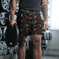 Image 3 of Maple Leaf Camo Unisex Athletic Shorts