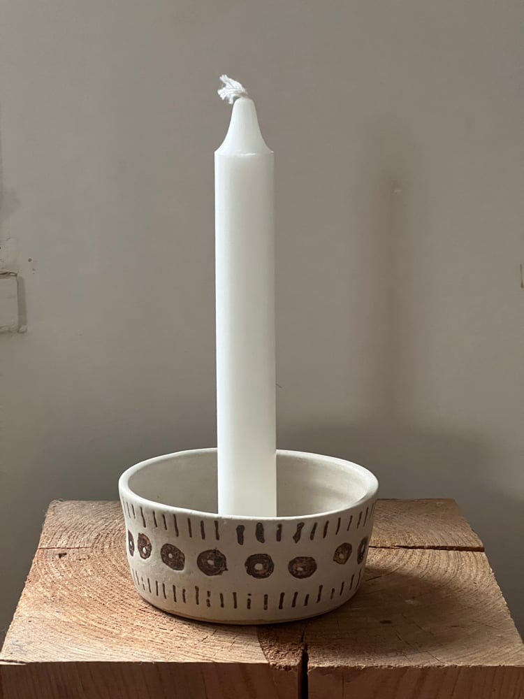 Image of Candlestick Patterned Holder