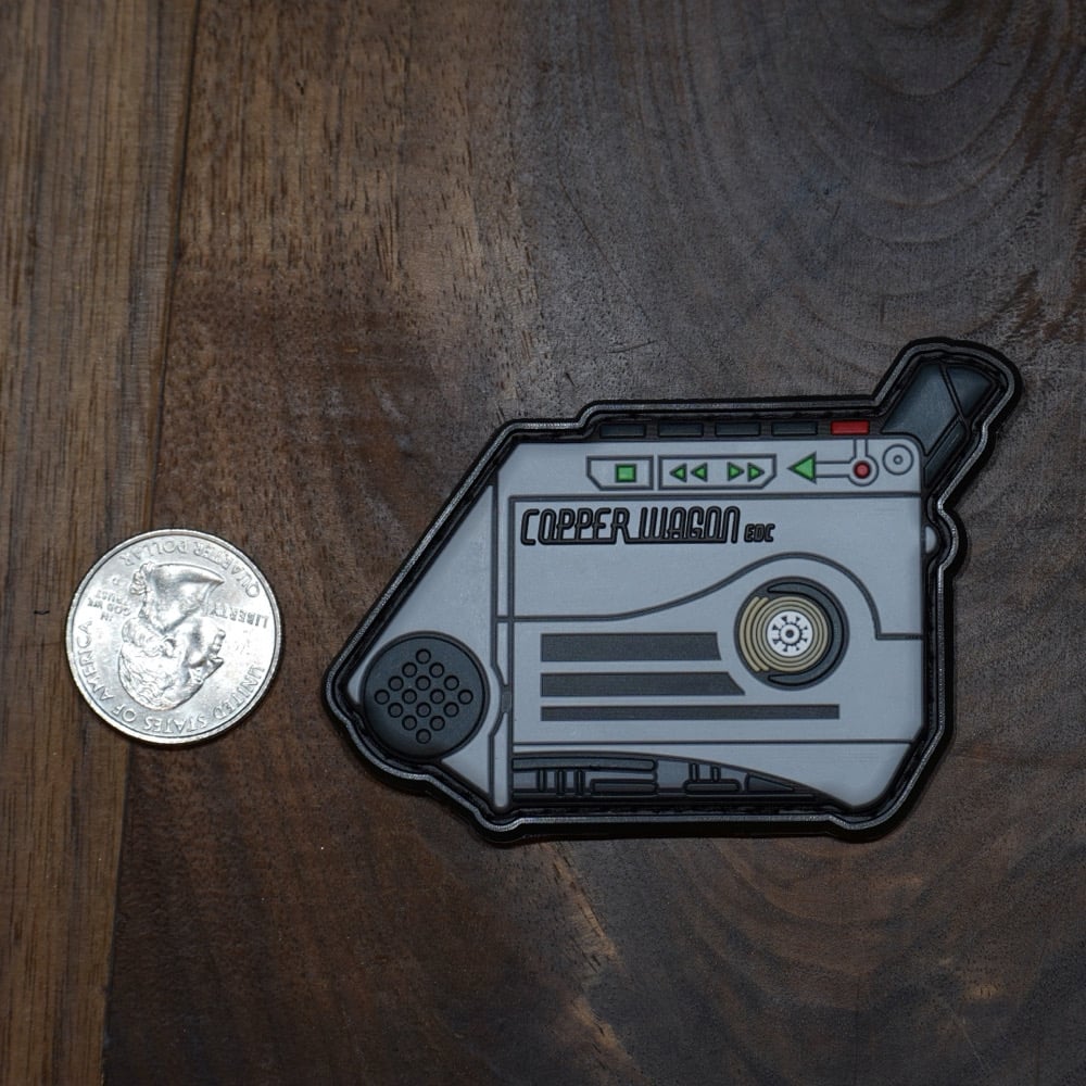 TalkB0y R.E. Velcro-back patch
