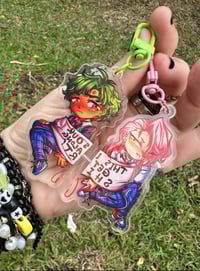 Image 1 of Sk8 Matchablossom Magnet Keychain 3 inches