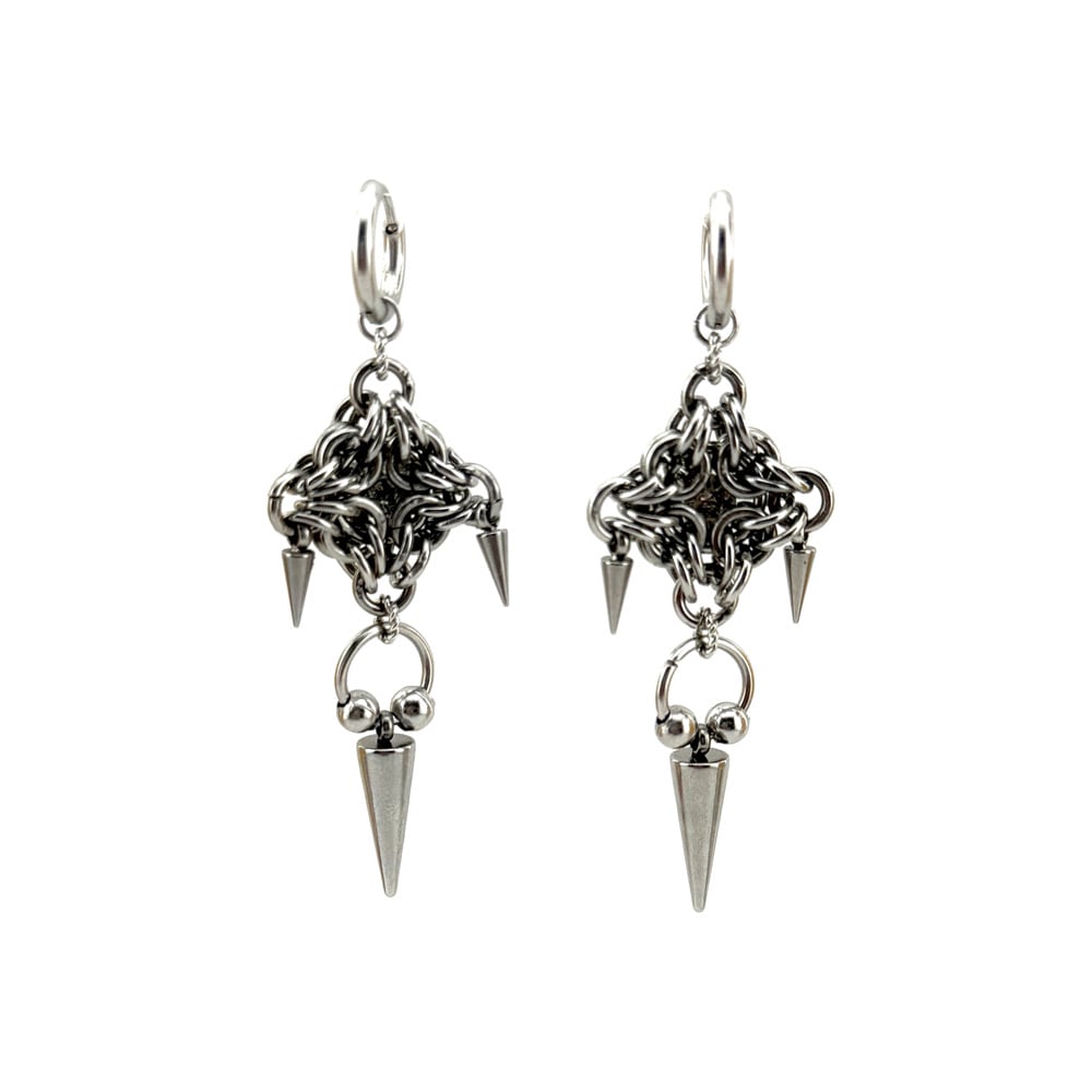 Image of Silver Dagger Earrings