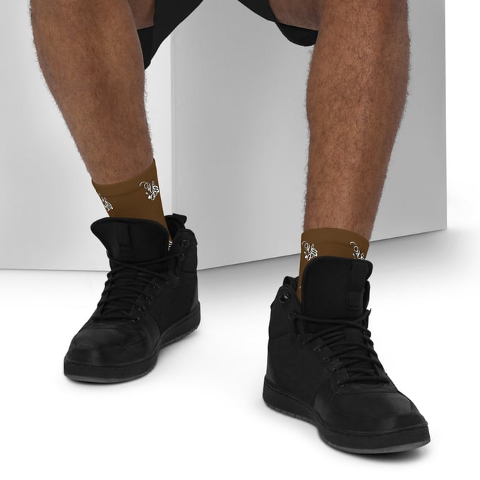 Image of YStress Exclusive Ankle socks (Brown) 