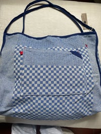 Maxi cabas bleu