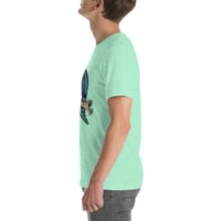 Image 24 of Artbot Alien Bent Back Light-Colored Unisex t-shirt