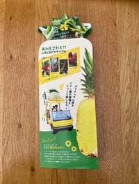 Image 2 of Limited 1 of 1 Hand Painted on Nago Pineapple Park Map 41cm by 28cm Sponge Bert and Cheo Bee Signed