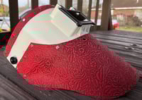 Image 2 of White & red tigerhood