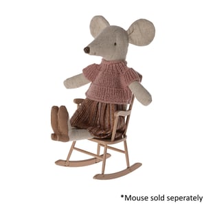 Image of Maileg Rocking Chair Mouse dark powder