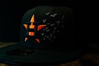 Image 2 of New Era 59Fifty “Night Of Mischief “ ***Pin Included 