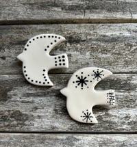 Image 6 of Ceramic Big Bird Brooch 