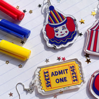 Image 3 of Circus Doodles Earring Set