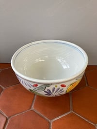 Image 3 of Bowl with lemons, and leaves 