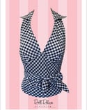 Gingham Halter Tops