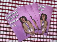 Image 3 of Some Punks a6 postcard 