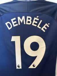 Image 4 of Tottenham Hotspur “DEMBELE 19” 2017/18 Away Shirt + PL patches (L)