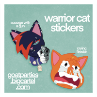 Image of Warrior Cat Stickers