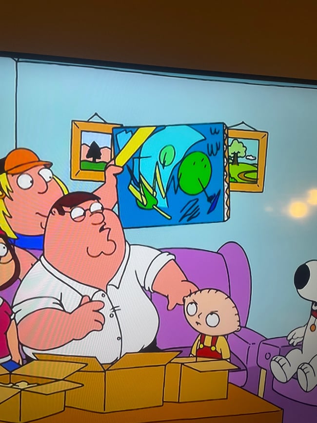 Peter Griffin’s Birthday Painting Fan Art
