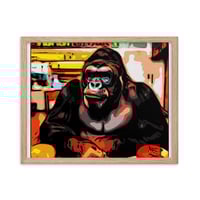 Image 20 of ZEN EXP - Hungry-Rilla Framed photo paper poster