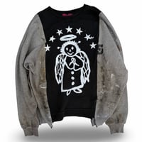 Image 1 of THRASHED STAR ANGEL CREWNECK (XL)